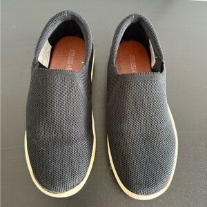 Black Slip-On Kid's Shoes
